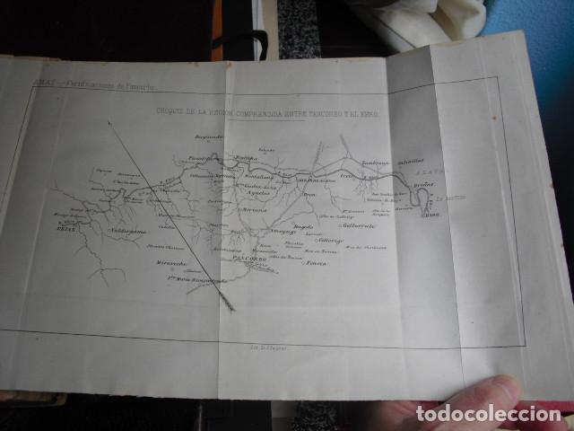 Militaria: 1883 MEMORIA DE LAS EDIFICACIONES Y EDIFICIOS MILITARES DE PANCORBO DESDE 1794 HASTA 1828 B. AMAT