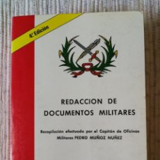 Militaria: REDACCIÓN DE DOCUMENTOS MILITARES - LIBRO. Lote 266752583