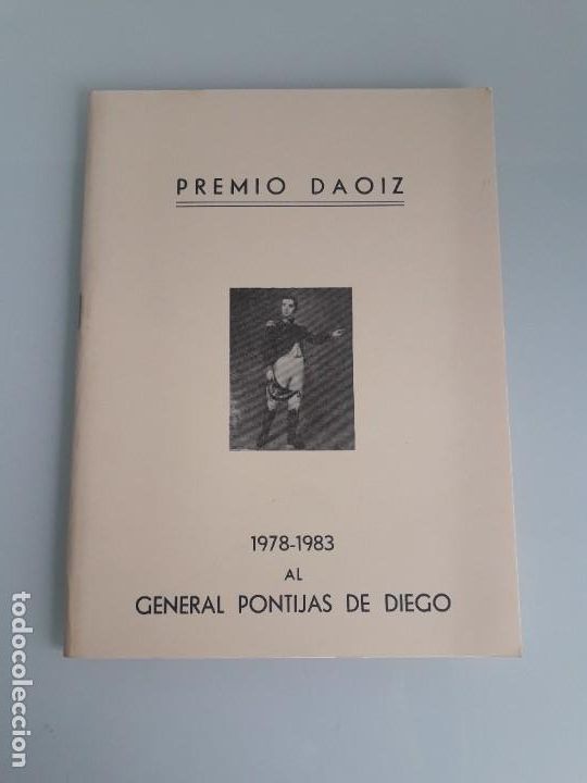 Militaria: PREMIO DAOIZ 1978-1983 - AL GENERAL PONTIJAS DE DIEGO - EJ&Eacute;RCITO ARTILLER&Iacute;A