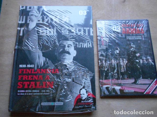 Militaria: LIBRO FINLANDIA FRENA A STALIN Y DVD PRECINTADO HABLAN LAS ARMAS N&ordm; 3 EL MUNDO