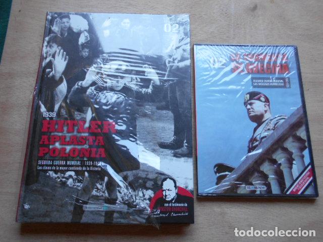 Militaria: LIBRO HITLER APLASTA POLONIA Y DVD LA TORMENTA SE AVECINA N&ordm; 2 EL MUNDO