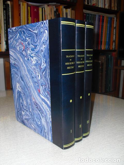 Militaria: 1949-59 TRATADO DE HERALDICA MILITAR SERVICIO HISTORICO MILITAR OBRA COMPLETA 6 LIBROS EN 3 VOLUMENE