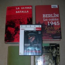 Militaria: LOTE 4 LIBROS+DVD SOBRE LA BATALLA DE BERLIN
