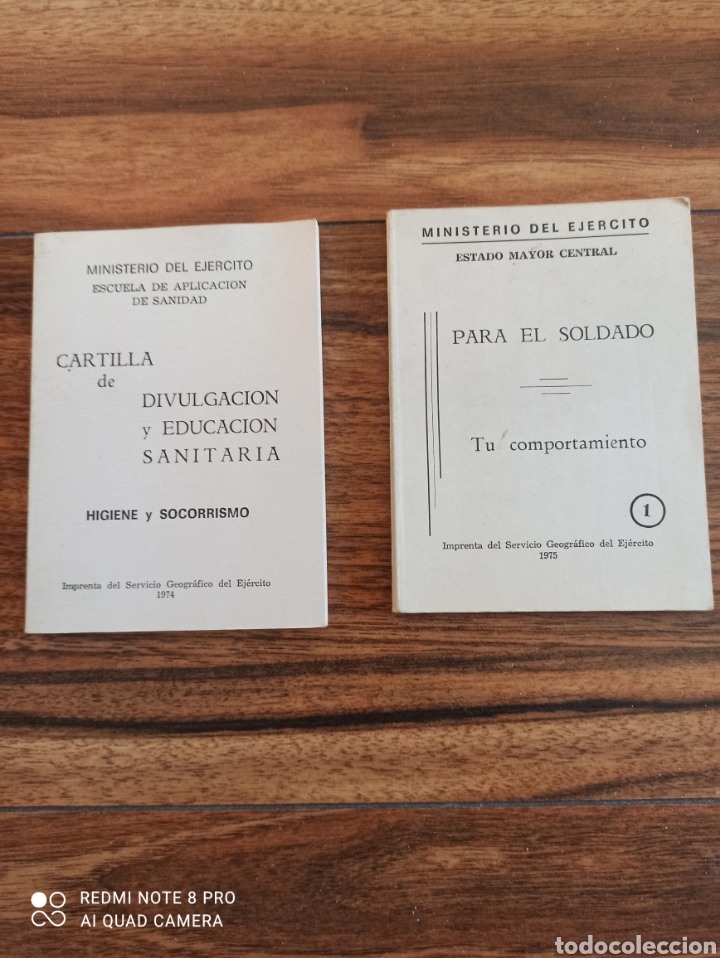 Militaria: Ministerio del ejercito estado mayor central para el soldado y Cartilla de divulgaci&oacute;n y educaci&oacute;n s