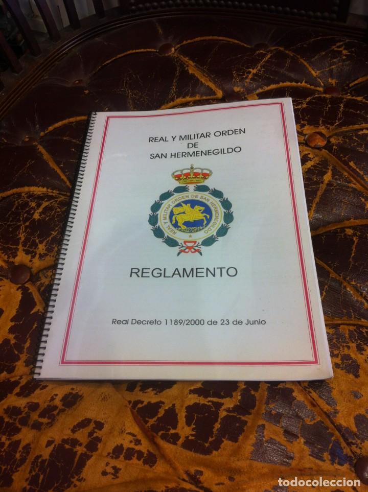 Militaria: REAL Y MILITAR ORDEN DE SAN HERMENEGILDO. REGLAMENTO. REAL DECRETO 1189/2000 DE 23 DE JUNIO
