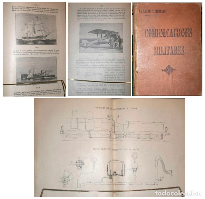 Militaria: 1923, TRANSPORTES MILITARES, LIBRO COMUNICACIONES MILITARES.