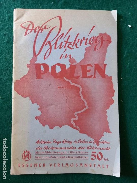 Militaria: Peque&ntilde;o libro sobre la Guerra Rel&aacute;mpago en Polonia. Alemania Nazi