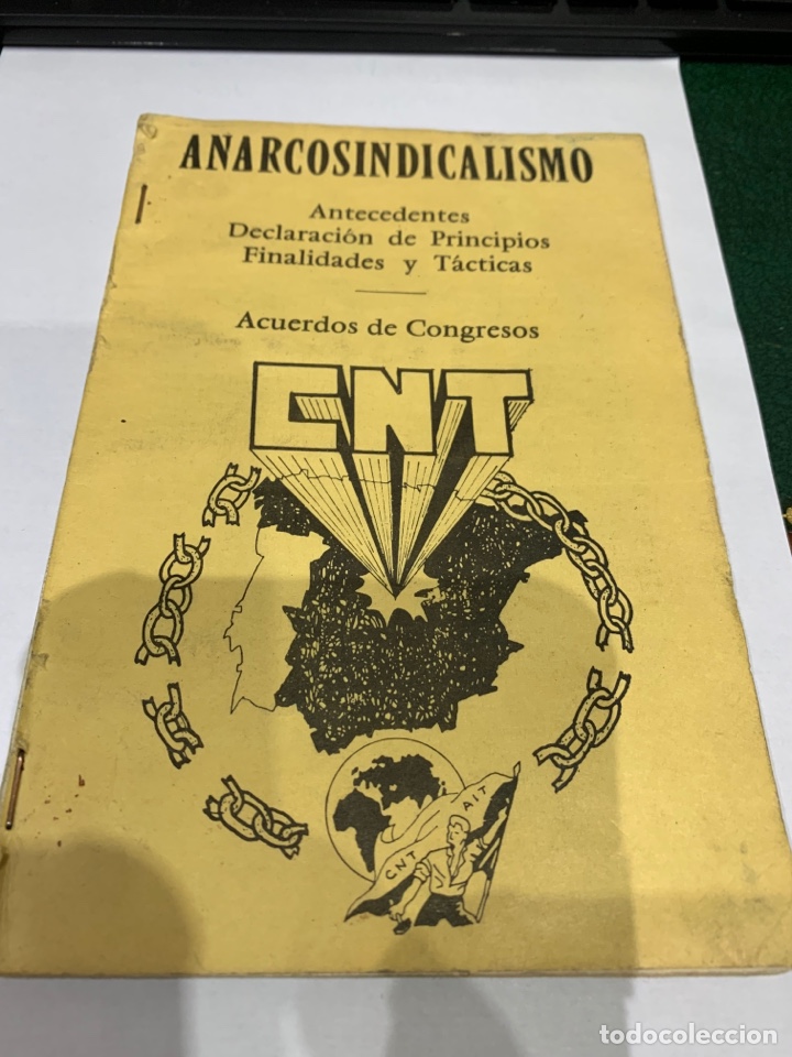 Militaria: Folleto Anarcosindicalismo - Acuerdos de Congresos - CNT - 1976 -