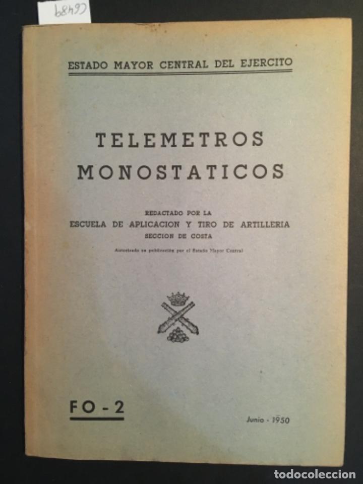 Militaria: TELEMETROS MONOSTATICOS, ESTADO MAYOR CENTRAL DEL EJERCITO, 1950