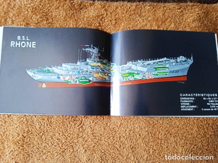 Militaria: Folleto de la Marine Nationale Batiments de Soutien Logistique Rhin, Rhone, etc.