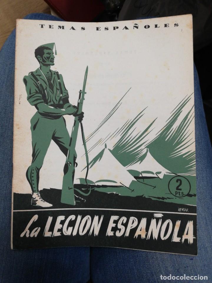 Militaria: LA LEGI&Oacute;N ESPA&Ntilde;OLA. TEMAS ESPA&Ntilde;OLES. N&ordm; 92. PUBLICACIONES ESPA&Ntilde;OLAS, 1954