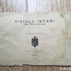Militaria: PISTOLA STAR MOD S 1941 CAL. 9 MM. CORTO ACADEMIA ESPECIAL POLICIA ARMADA. Lote 342118653