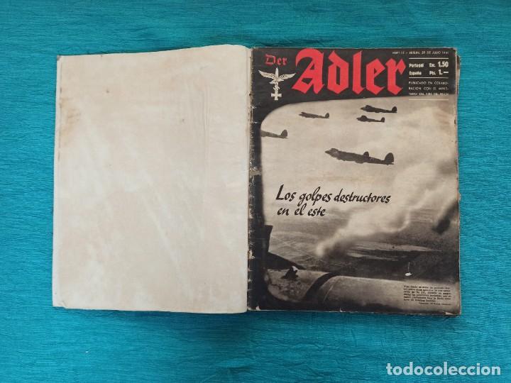 Militaria: Antiguo libro revista encuadernada Der Adler. Alem&aacute;nia. II Guerra Mundial.