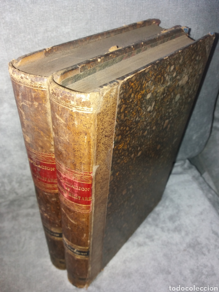 Military Antiques: Coleccion completa Decretos Militares Coronel PEDRO De Leon 1828-1889 2 Volumenes uruguay