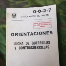 Militaria: MANUAL MILITAR LUCHA DE GUERRILLAS Y CONTRAGUERRILLAS COE. Lote 347082333