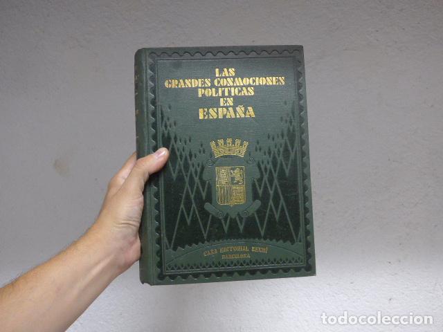 Militaria: Antiguo libro republicano: las grandes conmociones politicas de Espa&ntilde;a, Tomo 2. Original.