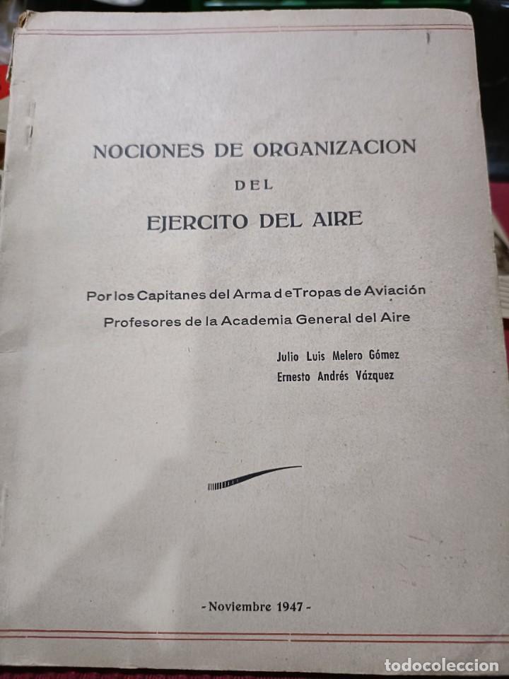 Militaria: Nociones de organizaci&oacute;n del ej&eacute;rcito del aire 1947