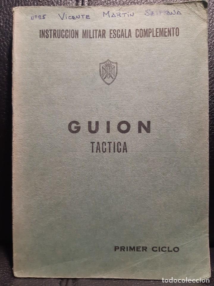 Militaria: INSTRUCCION MILITAR ESCALA COMPLETO - GUION TACTICA - LIBRO - 1973