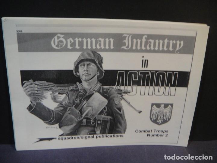 Militaria: german infantry in action , combat troop n&ordm; 2 - scuadron / signal publicatons a&ntilde;o 1973
