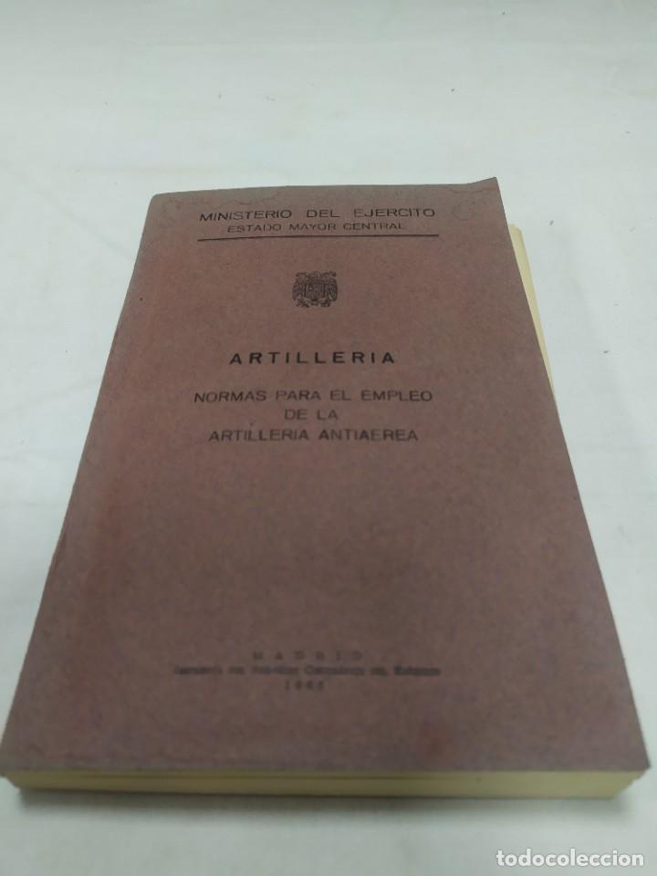 Militaria: Artiller&iacute;a, normas para el empleo de la artiller&iacute;a antia&eacute;rea, Ministerio del ej&eacute;rcito, 1966