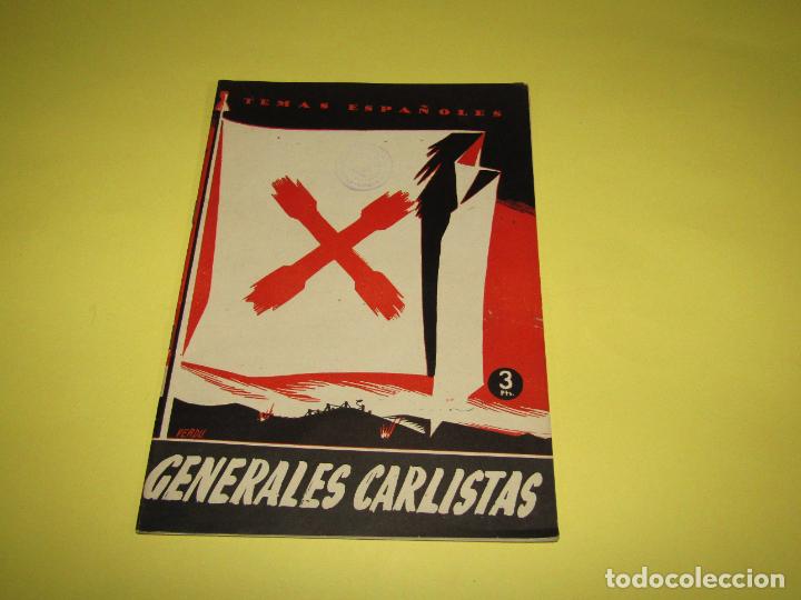 Militaria: Antiguo GENERALES CARLISTAS de Temas Espa&ntilde;oles del A&ntilde;o 1959