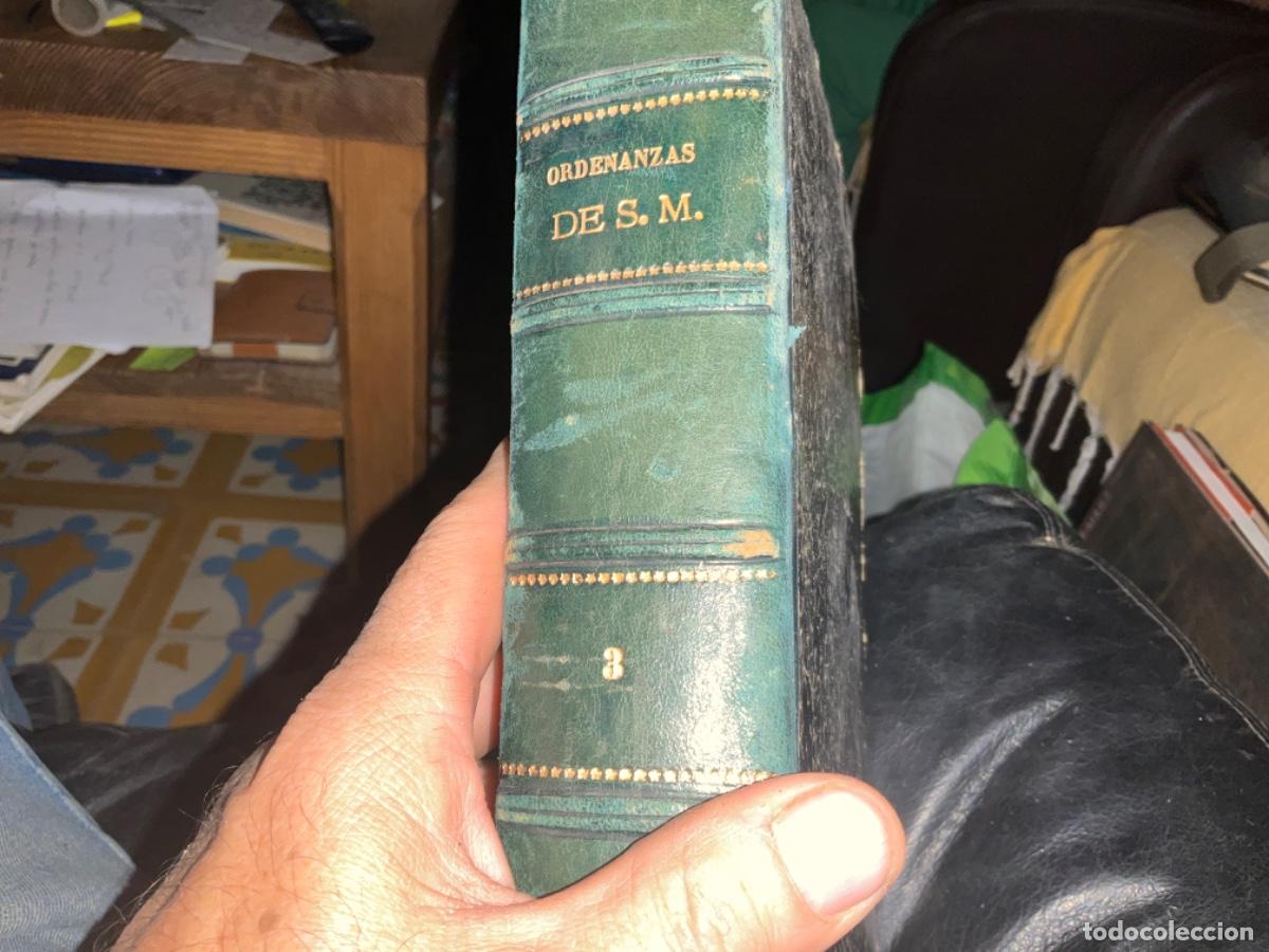 Militaria: Ordenanzas de su majestad ley constitutiva del ejercito alfonso XII con todas las leyes decretos
