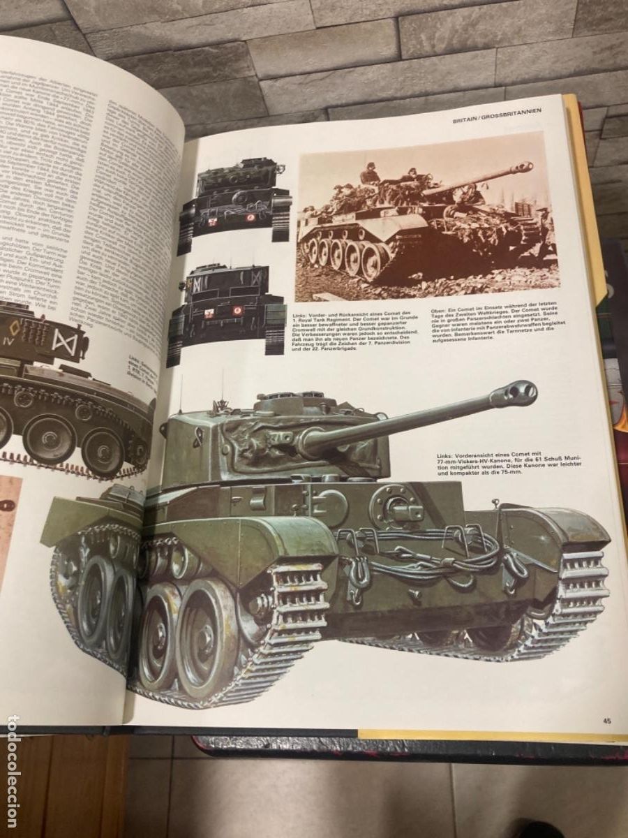 Militaria: Bonito libro alem&aacute;n, tem&aacute;tica tanques - Foto 9