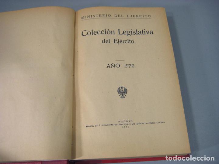 Militaria: COLECCI&Oacute;N LEGISLATIVA DEL EJ&Eacute;RCITO DE 1970 CON L&Aacute;MINAS
