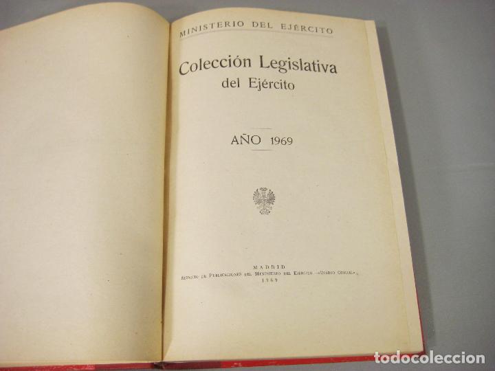Militaria: COLECCI&Oacute;N LEGISLATIVA DEL EJ&Eacute;RCITO DE 1969 CON ILUSTRACIONES