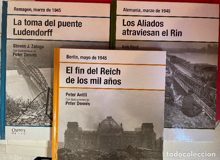 Militaria: Lote de 3 libros. OSPREY. COLECCION. II GUERRA MUNDIAL.
