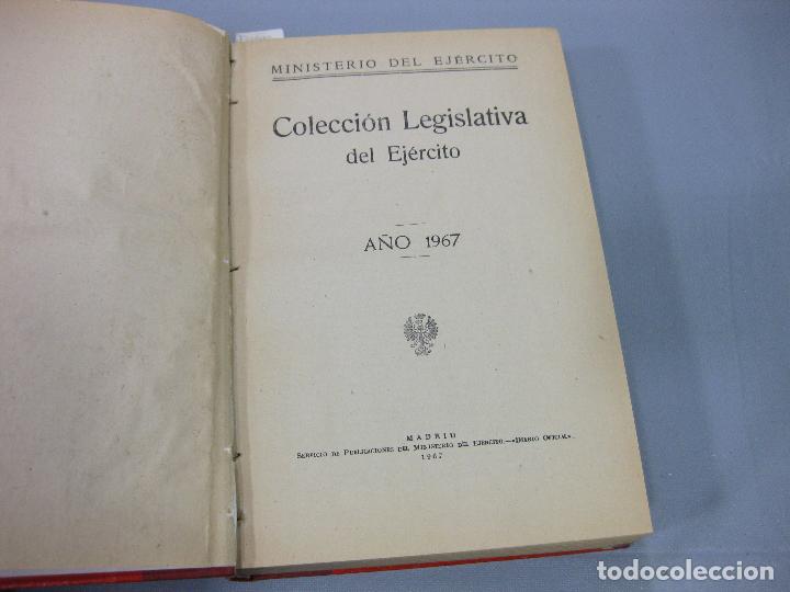 Militaria: TOMO DE 1967 DE LA COLECCION LEGISLATIVA DEL EJ&Eacute;RCITO. CUERPO DE ESTADO MAYOR