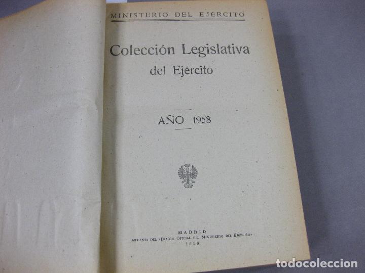 Military Antiques: COLECCI&Oacute;N LEGISLATIVA DEL EJ&Eacute;RCITO DE 1958. GORRA. MEDALLA IFNI SAHARA. DISTINTIVO FERROCARRILES