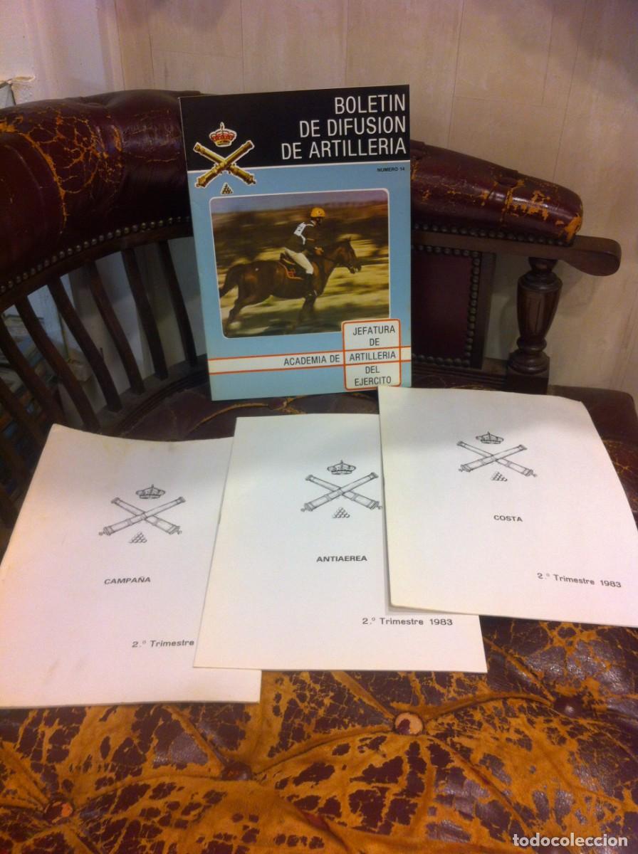 Militaria: BOLETIN DE DIFUSI&Oacute;N DE LA ARTILLER&Iacute;A ESPA&Ntilde;OLA. EJ&Eacute;RCITO. 2&ordm; TRIMESTRE 1983