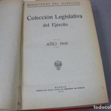 Militaria: TOMO DE LA COLECCIÓN LEGISLATIVA DEL EJÉRCITO. 1960. EMBLEMAS. ROMBOS. COES. FARMACIA. INTERVENCIÓN. Lote 402362889