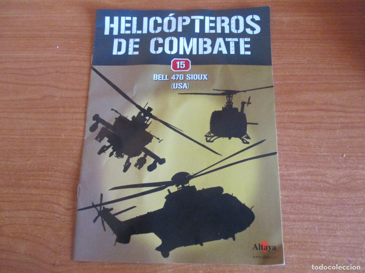 Militaria: ALTAYA: FASCICULO N&ordm; 15 DE LA COLECCION HELICOPTEROS DE COMBATE: MODELO: BELL 47-G SIOUX , USA