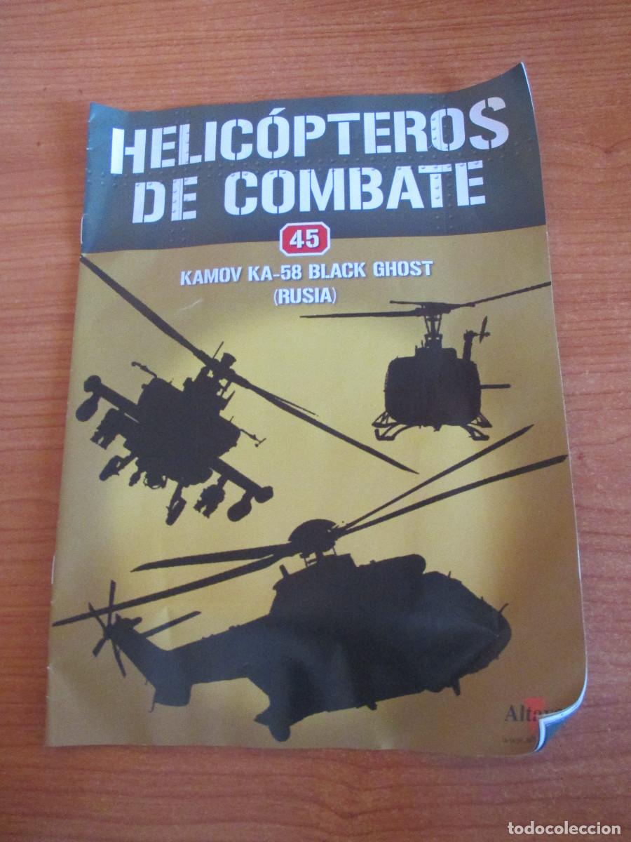 Militaria: ALTAYA: FASCICULO N&ordm; 45 DE LA COLECCION HELICOPTEROS DE COMBATE: KAMOV KA-58 BLACK GHOST , RUSIA