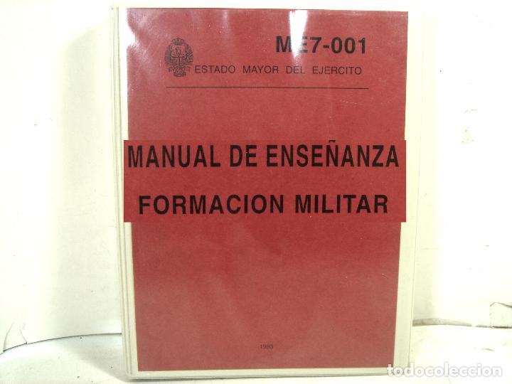 Militaria: 1993 MANUAL DE ENSE&Ntilde;ANZA FORMACION MILITAR-ESTADO MAYOR EJ&Eacute;RCITO ESPA&Ntilde;A FUERZAS ARMADAS ME7-001 LIBR