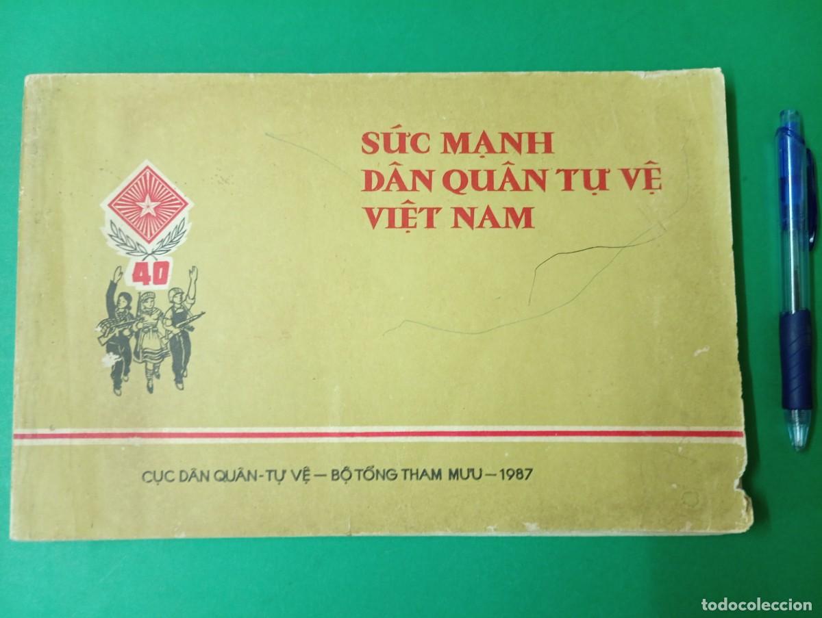 Militaria: Antiguo libro de la GUERRA DE VIETNAM. A&ntilde;o 1987.