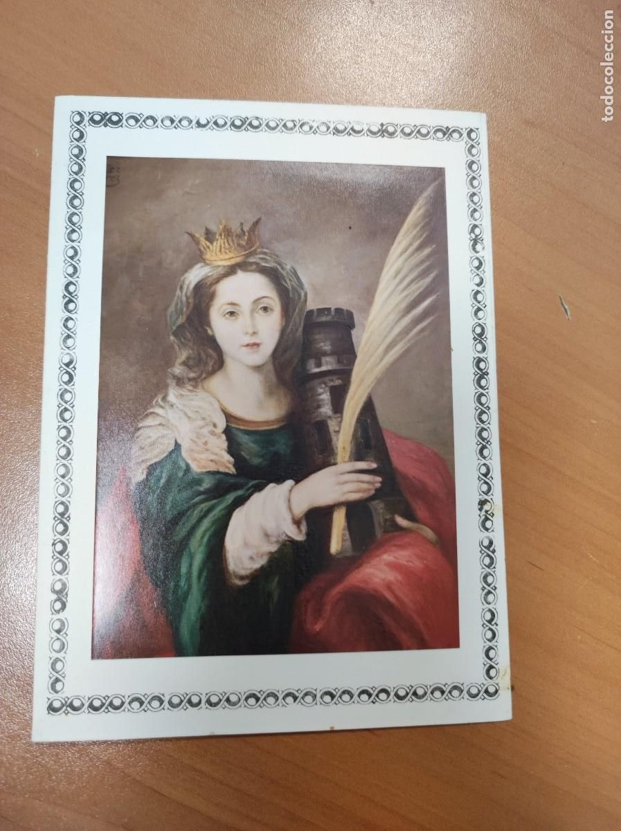 Militaria: TARJETA DE LOS CULTOS ASOCIACI&Oacute;N SE&Ntilde;ORA DE SANTA BARBARA DE LOS ASTILLEROS 1984