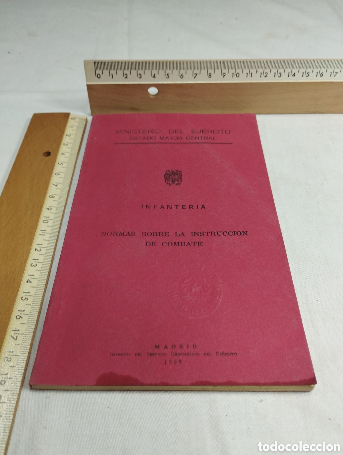 Militaria: Normas sobre la instrucci&oacute;n de combate. Ministerio del ej&eacute;rcito central, 1959 KKB