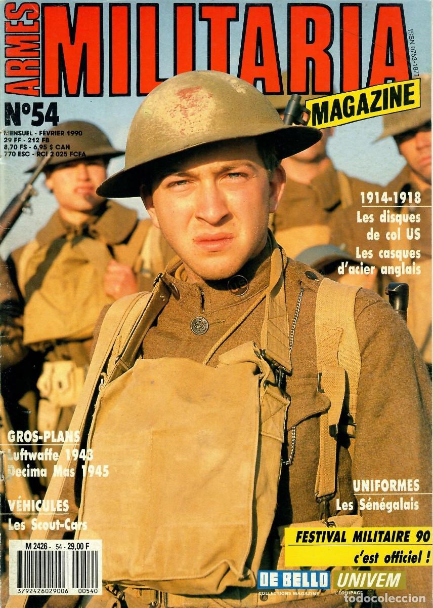 Militaria: Armes Militaria Magazine 54 - Piloto Afrikakorps, Botones americanos II GM, Cascos britanicos