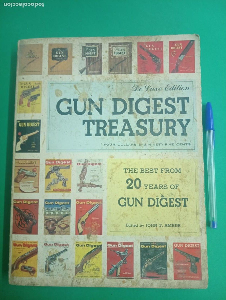 Militaria: Antiguo libro Cat&aacute;logo de ARMAS. Gun Digest Treasury. Chicago 1966.