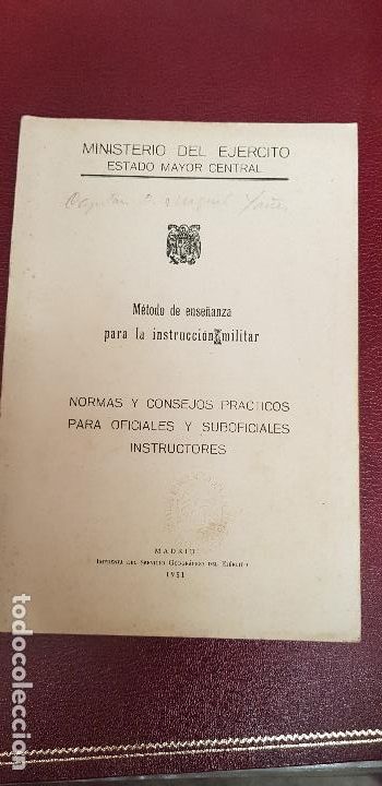 Militaria: NORMAS Y CONSEJOS PRACTICOS PARA OFICIALES Y SUBOFICIALES INSTRUCTORES