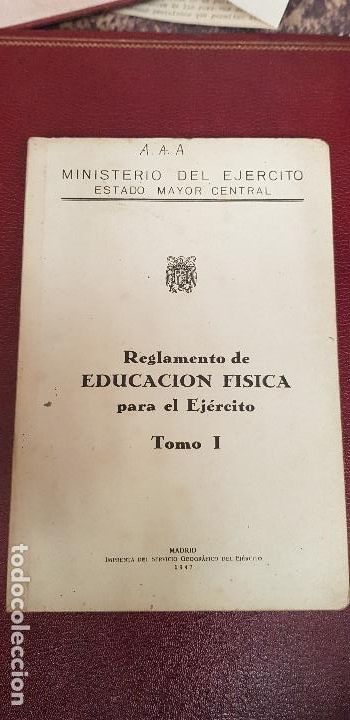 Militaria: REGLAMENTO DE EDUCACION FISICA PARA EL EJERCITO