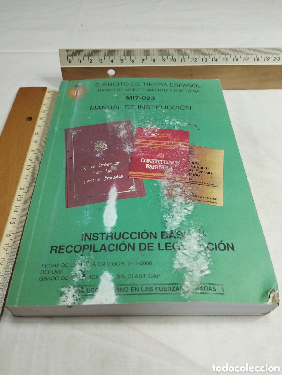 Military Antiques: Instrucci&oacute;n b&aacute;sica, Recopilaci&oacute;n de legislaci&oacute;n. Ej&eacute;rcito de tierra espa&ntilde;ol, 2008 KKB