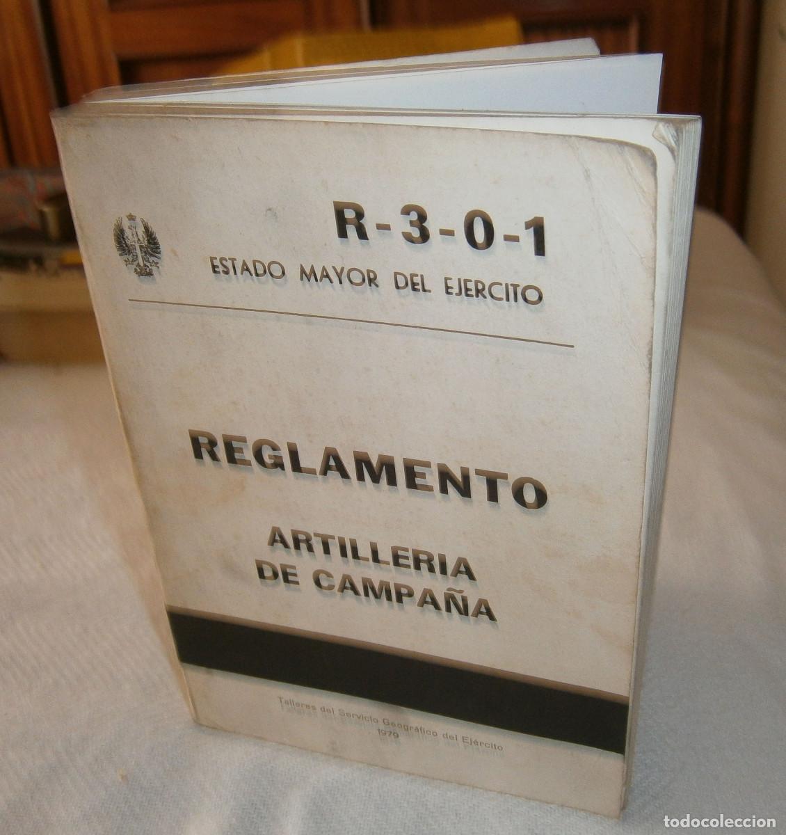 Militaria: reglamento artilleria de campa&ntilde;a estado mayor del ejercito a&ntilde;o 1979