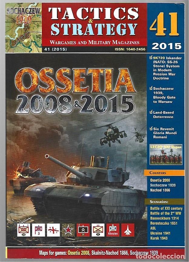 Militaria: Tactics & Strategy 41: Ossetia 2008-2015, 2015, muy buen estado, con tableros y fichas