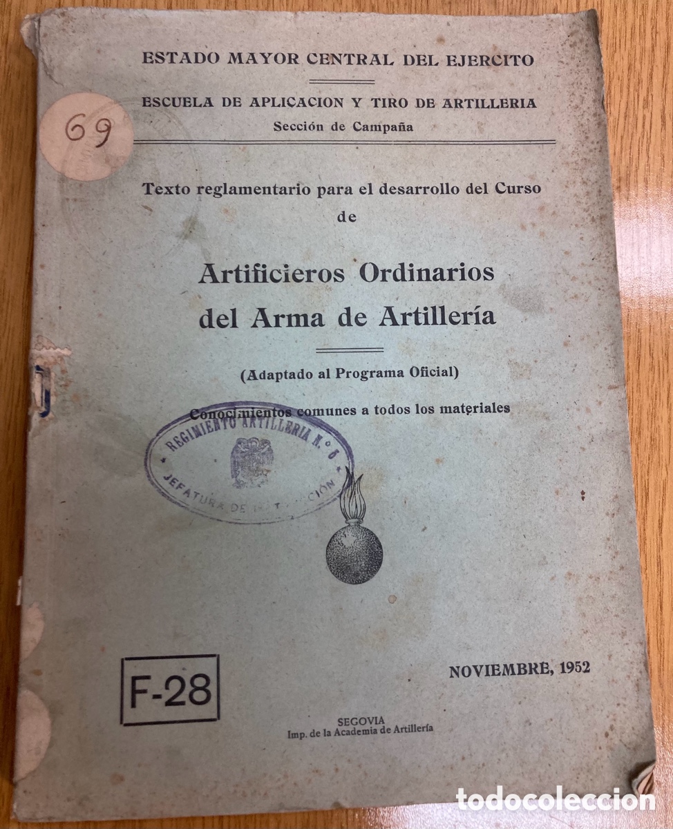 Militaria: Artificieros Artiller&iacute;a.