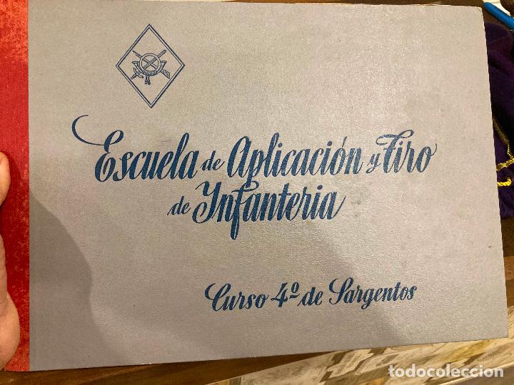 Militaria: Escuela de aplicaci&oacute;n y tiro de infanter&iacute;a curso cuarto de sargentos a&ntilde;o 1944 ver fotos