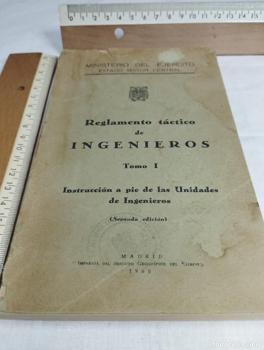 Militaria: Reglamento t&aacute;ctico de ingenieros, tomo I. Ministerio del ej&eacute;rcito, 1960